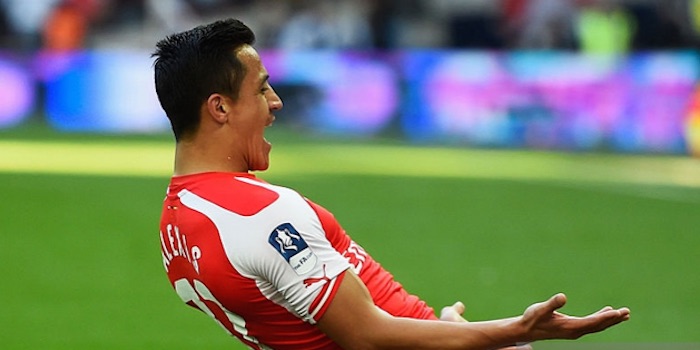 Alexis goal - Reading 1-2 Arsenal