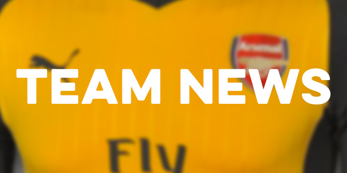 Arsenal team news 2016