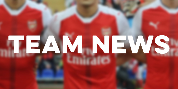 Arsenal team news 2016