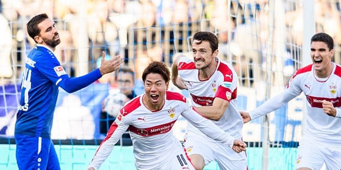Video: Takuma Asano scores first Stuttgart goal