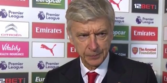 Video: Arsene Wenger post-match interview