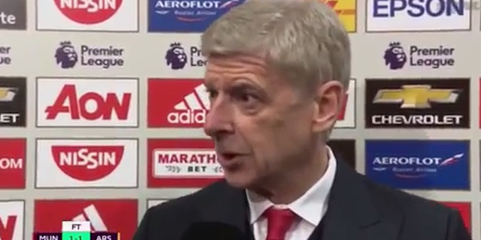 Video: Arsene Wenger post-match interview