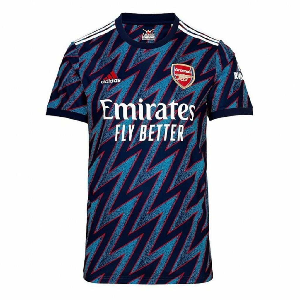 Arsenal release lightning blue third kit for 2021/22 season - Arseblog ...