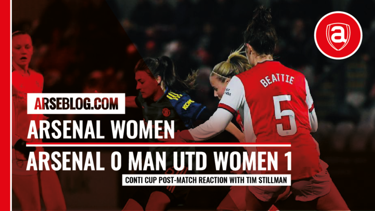 Video: Arsenal 0-1 Manchester Utd Women – post-match reaction