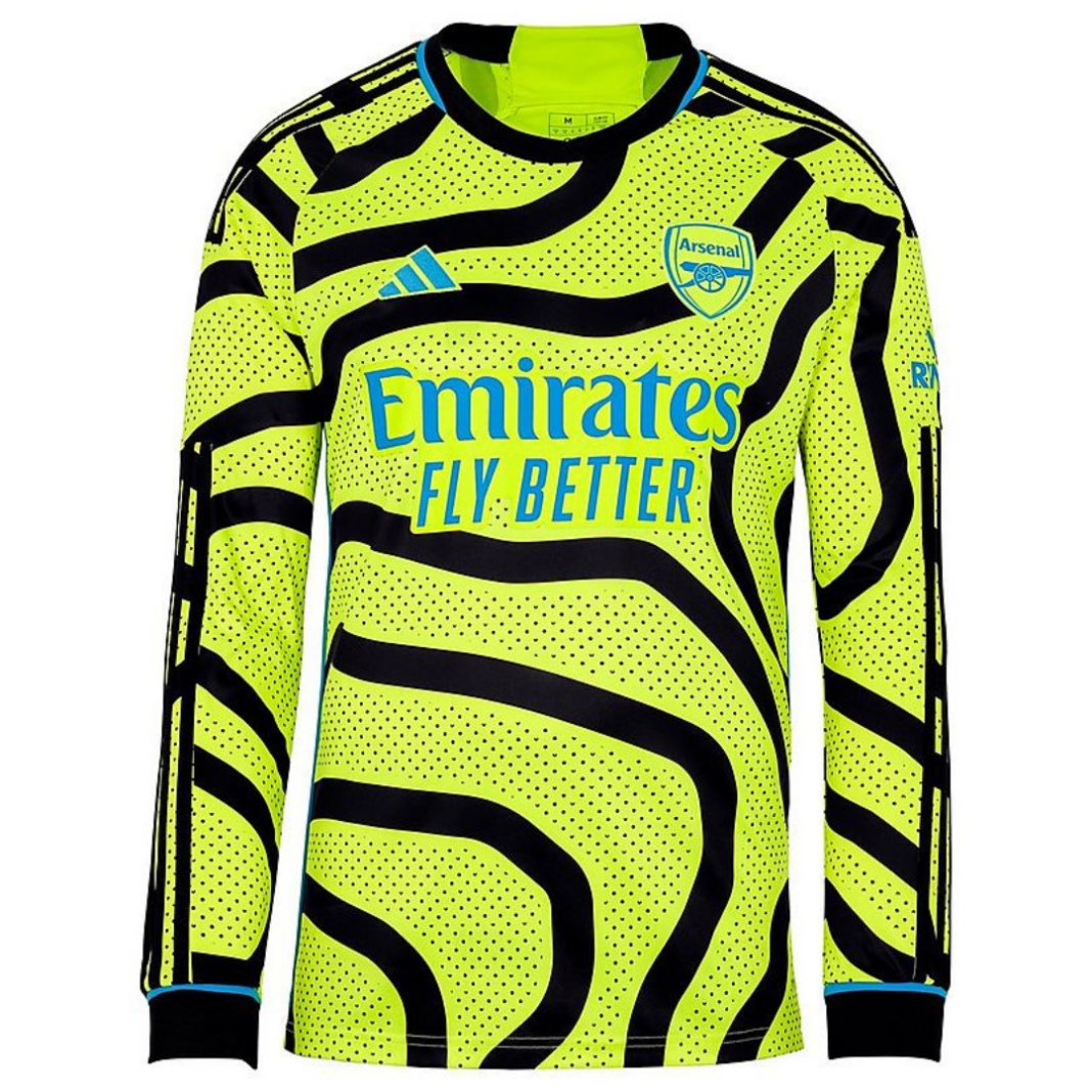 Arsenal Launch 'shock Yellow' Adidas Away Shirt For 23/24 Season ...