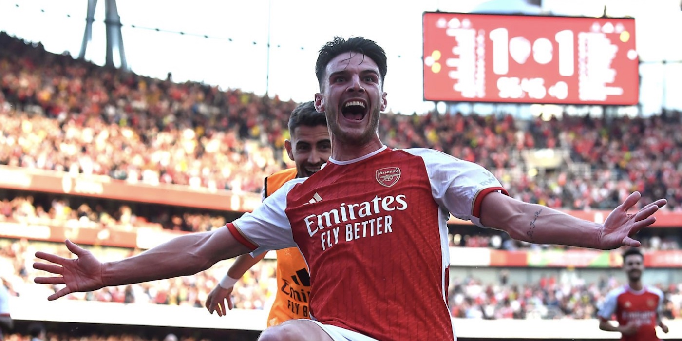 Declan Rice strikes in stoppage time as Arsenal leave it late to sink  Manchester United